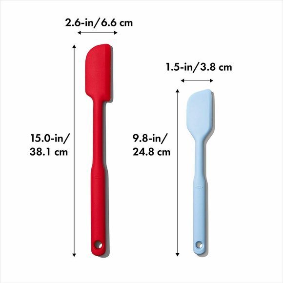 OXO Good Grips 2 Piece Silicone Spatula Set - New - Picture 1 of 4